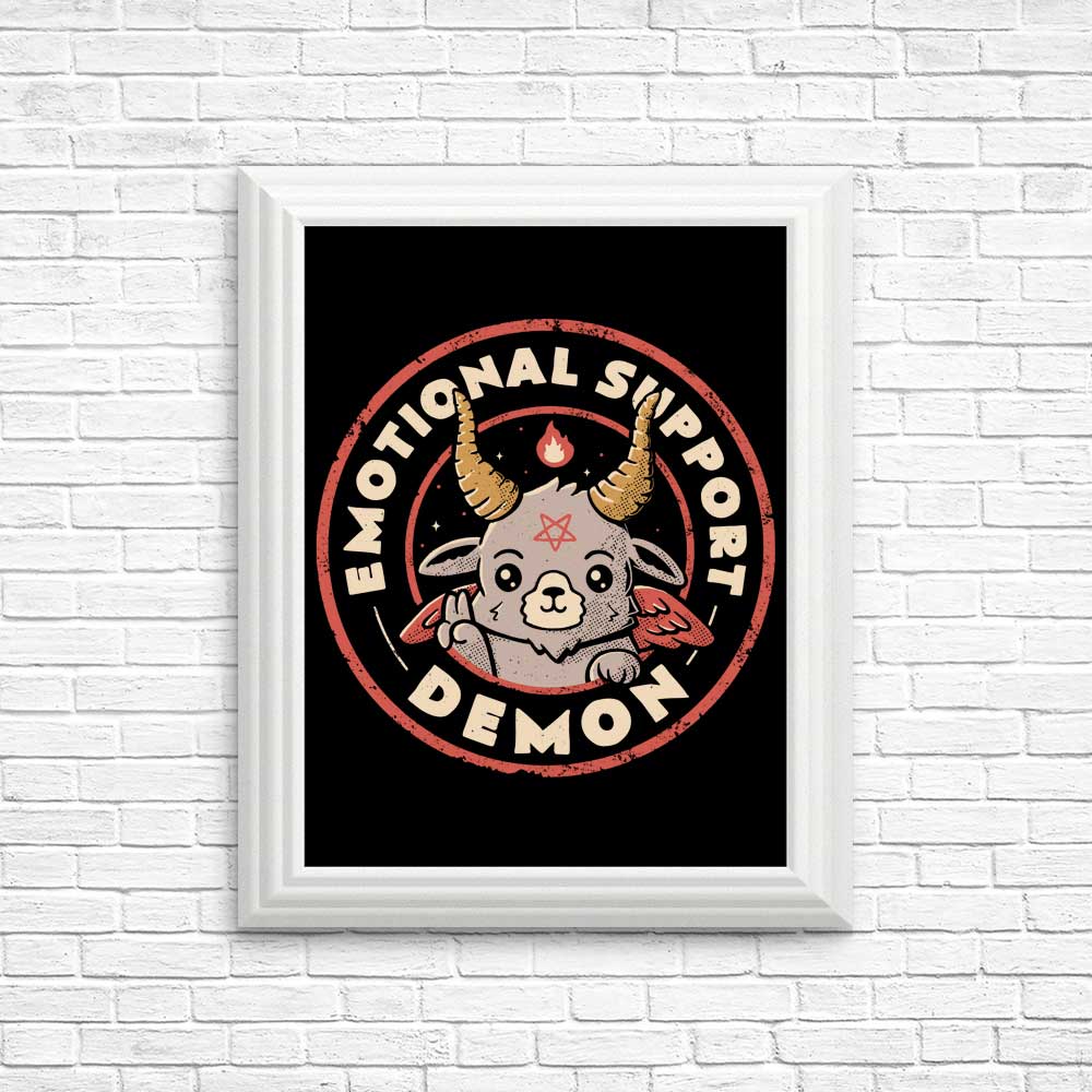 Emotional Support Demon - High - Quality Posters and Prints
