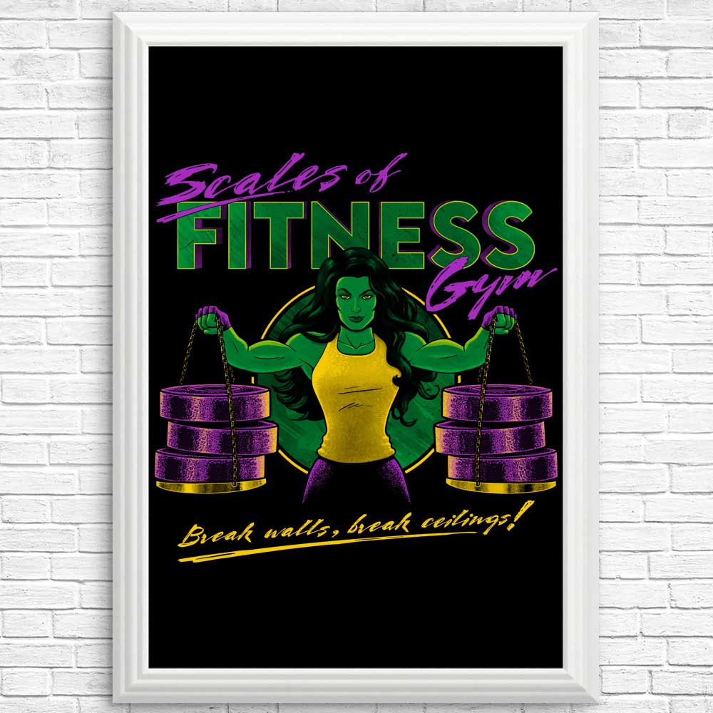 Fitness Scales - High - Quality Posters and Prints for Your Space