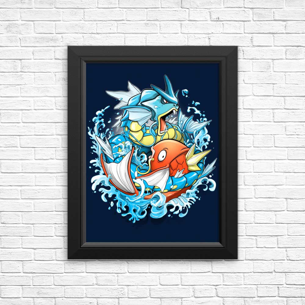 High - Quality Slash Koi Posters and Prints by Alemaglia