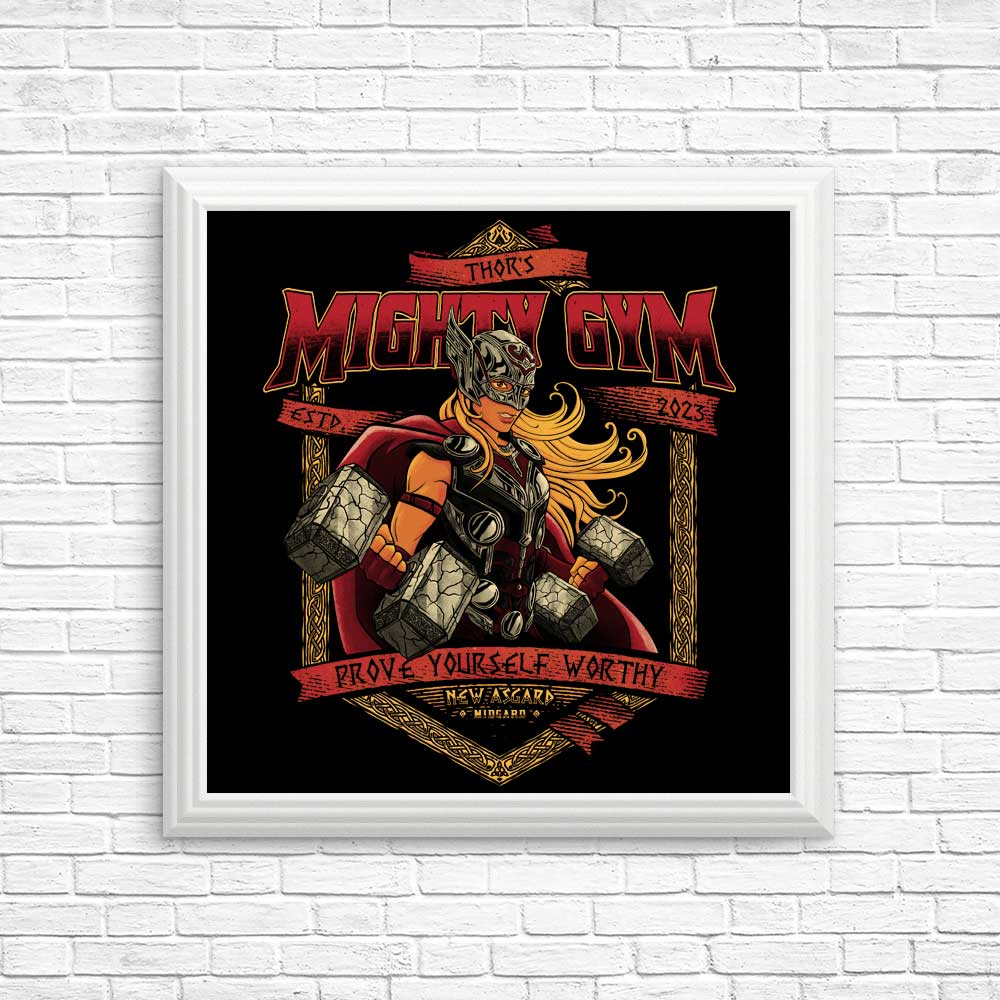 Mighty Gym Inspiring Wall Art - High - Quality Posters and Prints