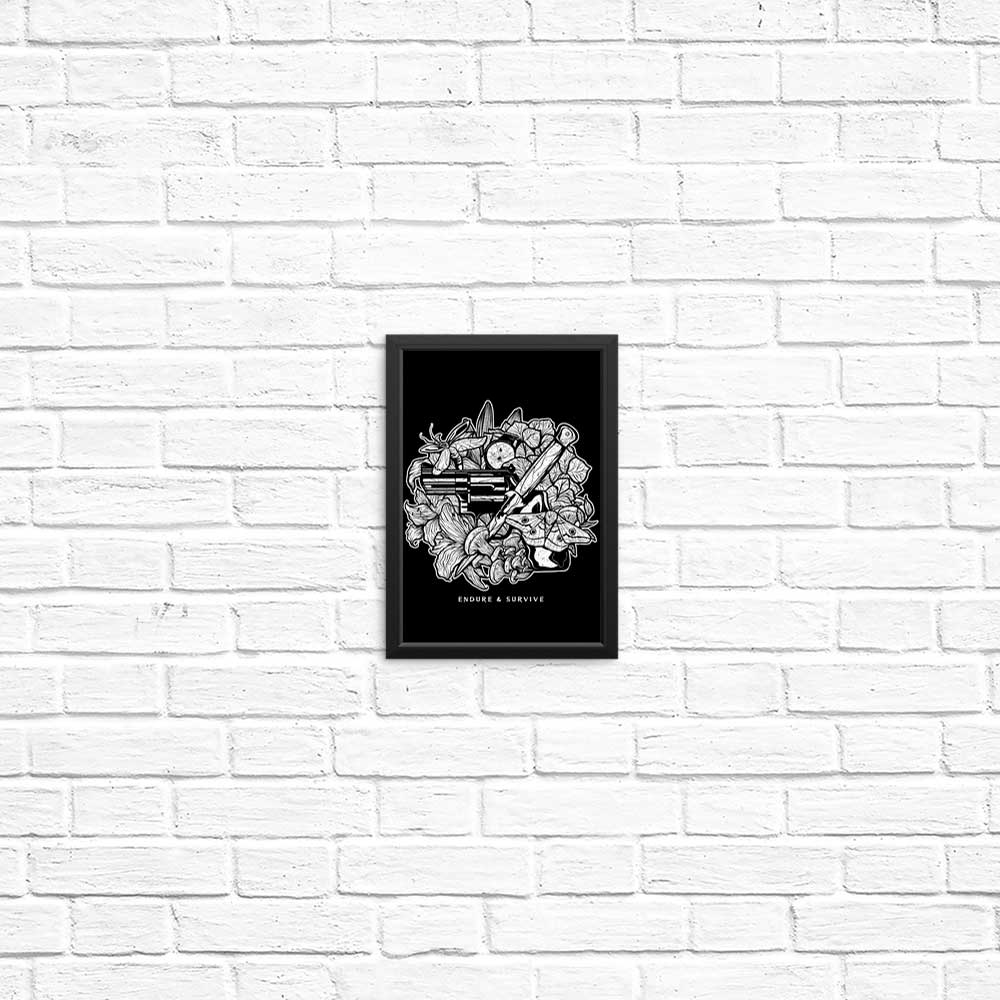 High - Quality 'Endure and Survive' Posters & Prints by Demonigote
