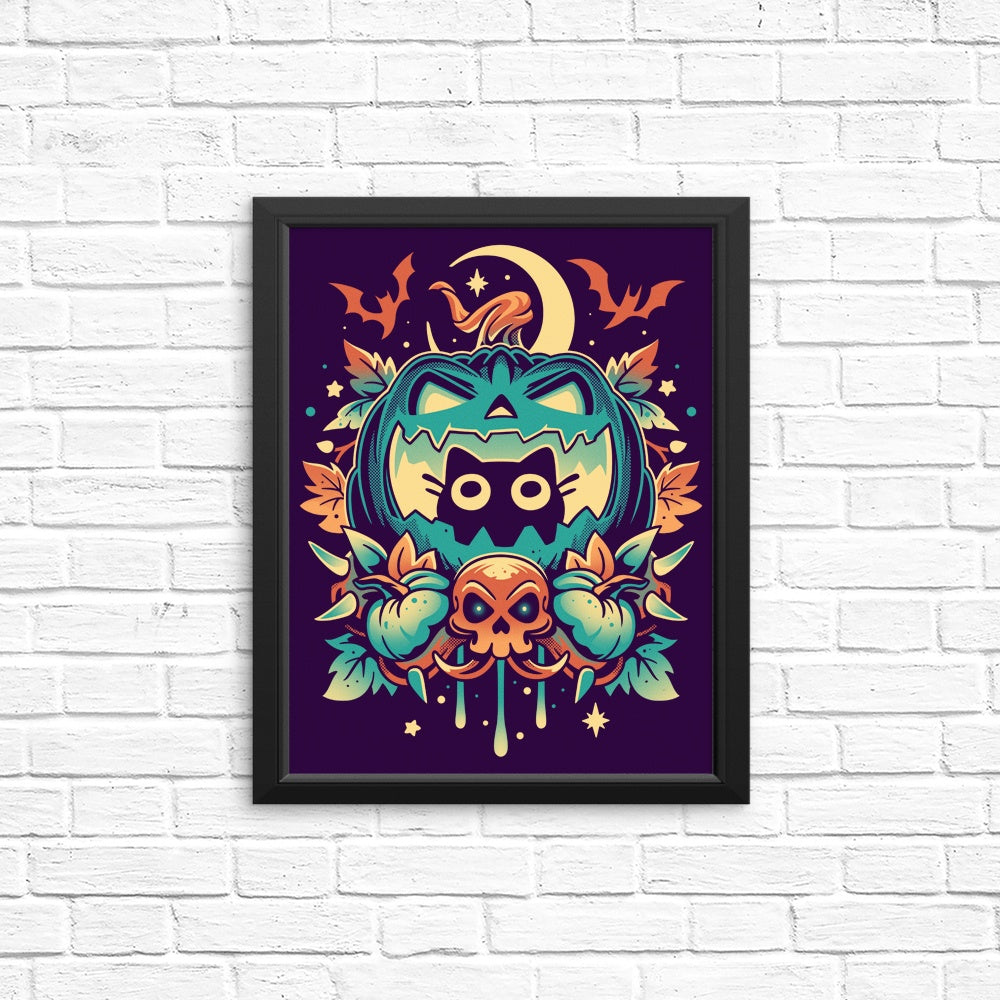 Episode 11: Spooky Halloween Cat Posters and Prints - Decorative Wall Art