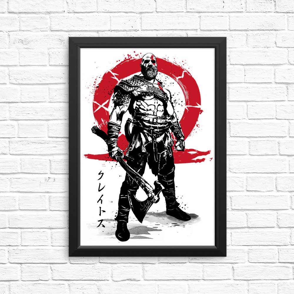 Dr. Monekers' Killer of Gods Sumi-e Art Posters & Prints