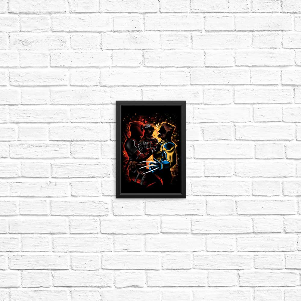 Dogpool Love - Decorative Posters and Art Prints