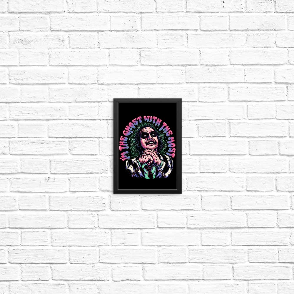 Spooky Ghost Themed Posters and Prints - Ghost with the Most
