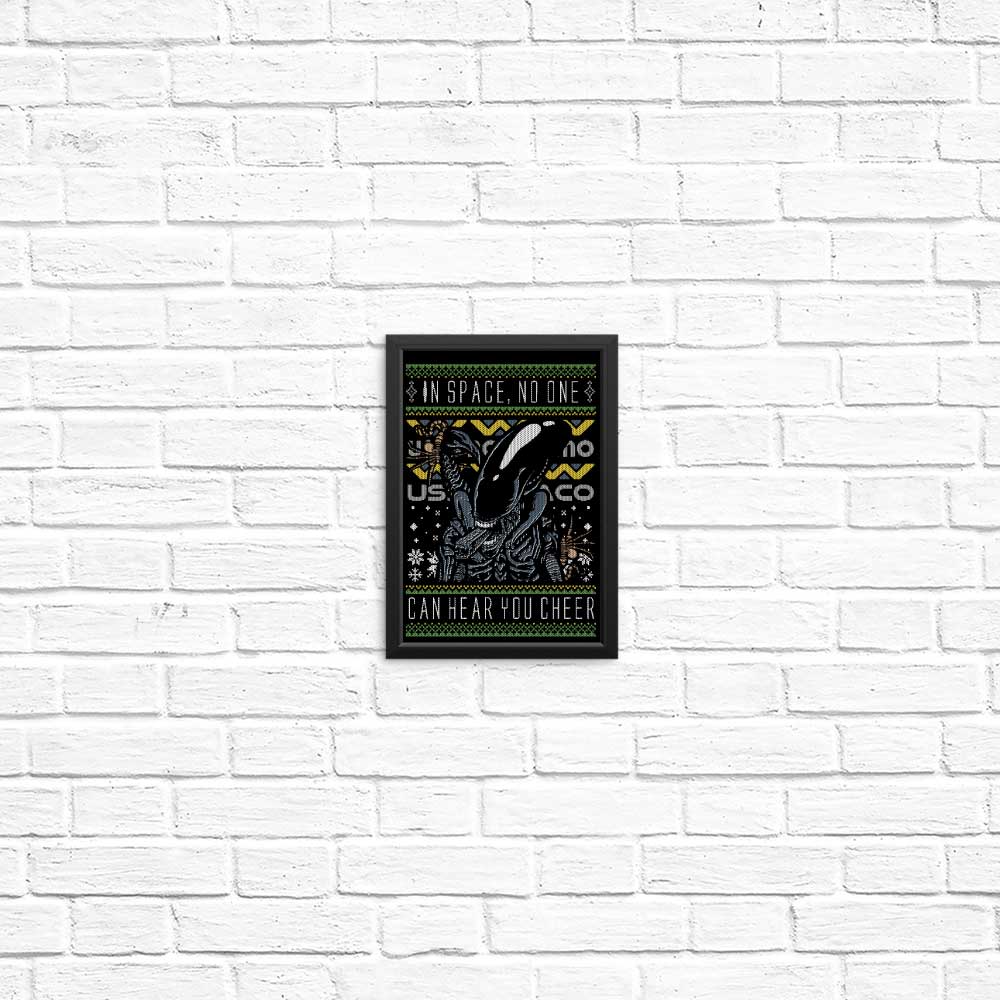 Xeno Christmas Sweater - High - Quality Wall Posters and Prints