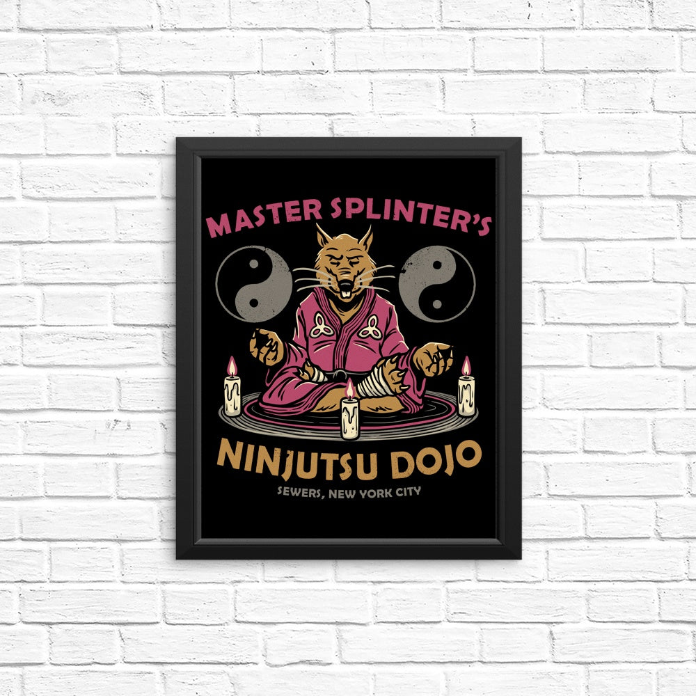 Unique Splinter's Dojo Posters and Prints by Glitchygorilla