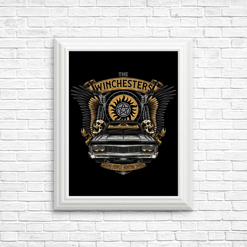 High - Quality Hunting Things Emblem Posters and Prints