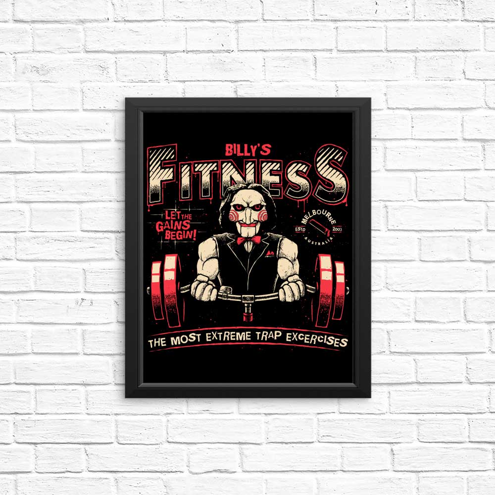 Billy's Fitness High - Quality Poster and Print Collection