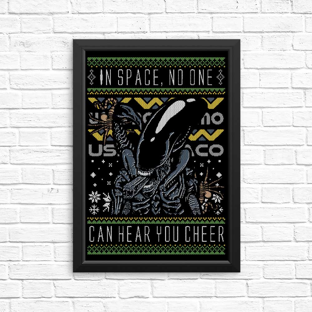 Xeno Christmas Sweater - High - Quality Wall Posters and Prints