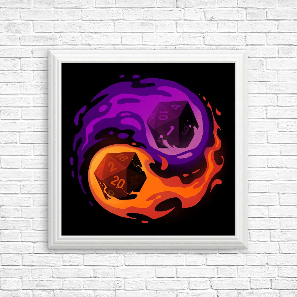Dice Balance Art Posters and Prints
