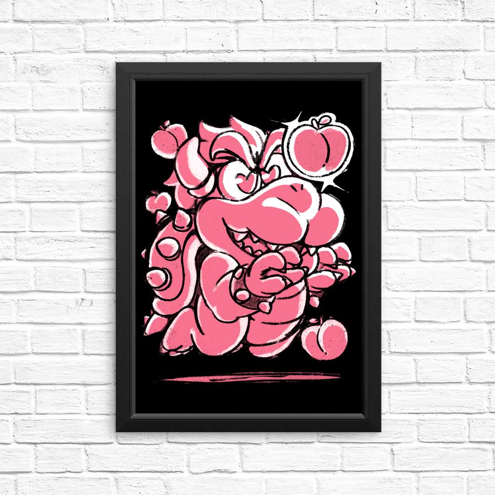 Peaches Love - High - quality Posters and Prints for Decor