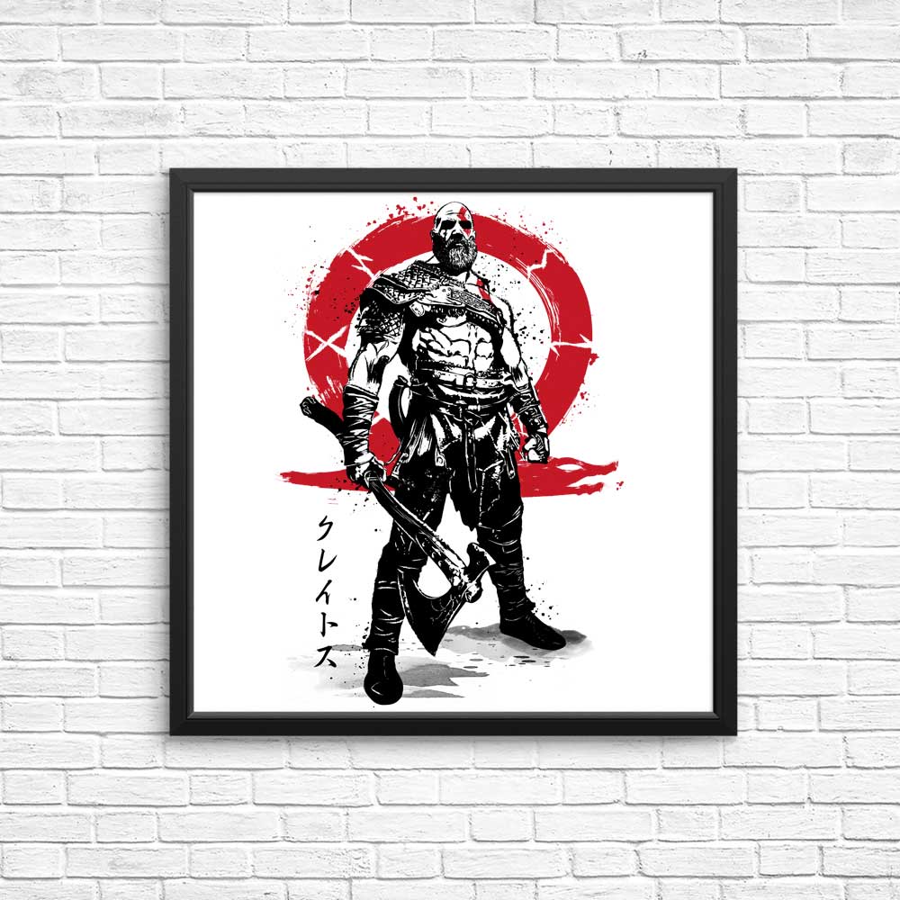 Dr. Monekers' Killer of Gods Sumi-e Art Posters & Prints