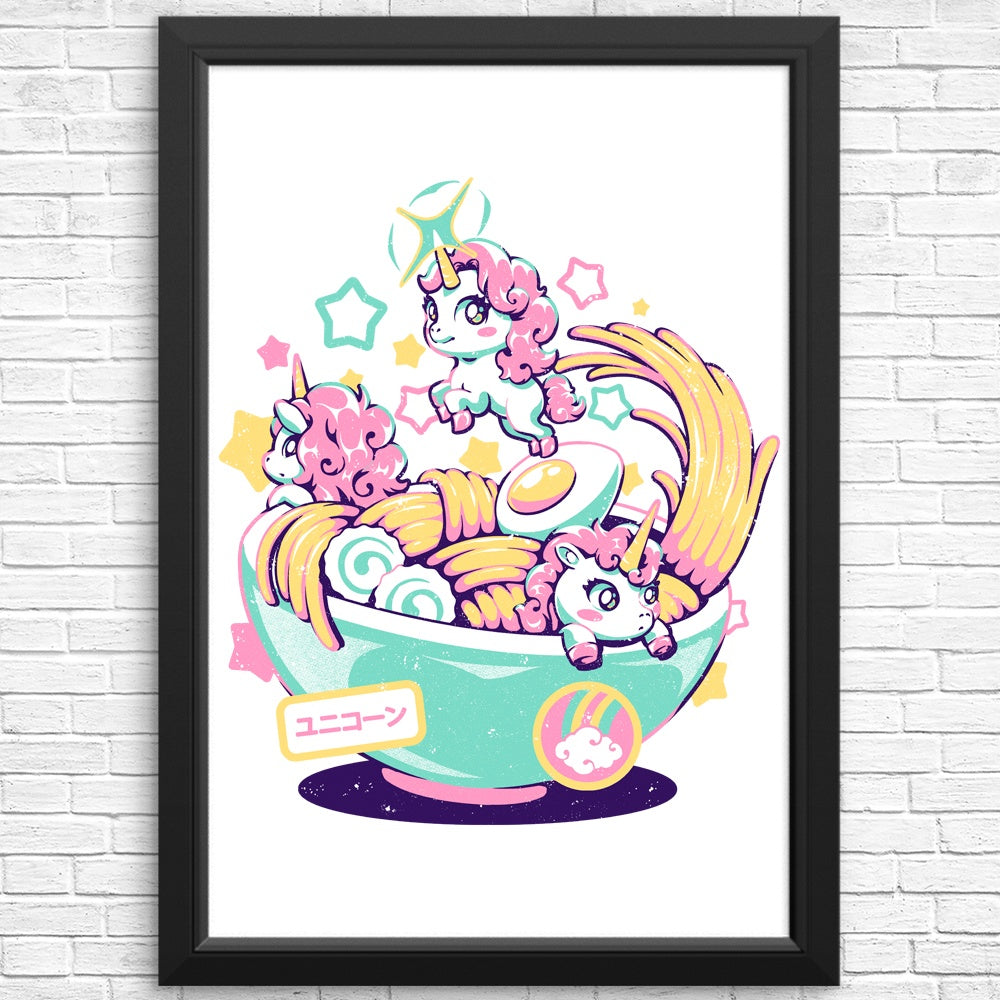 Charming Unicorn Bowl Posters and Prints from Edu.ely