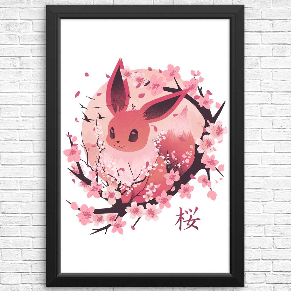 Stunning Sakura Eevee Posters and Prints for Fans