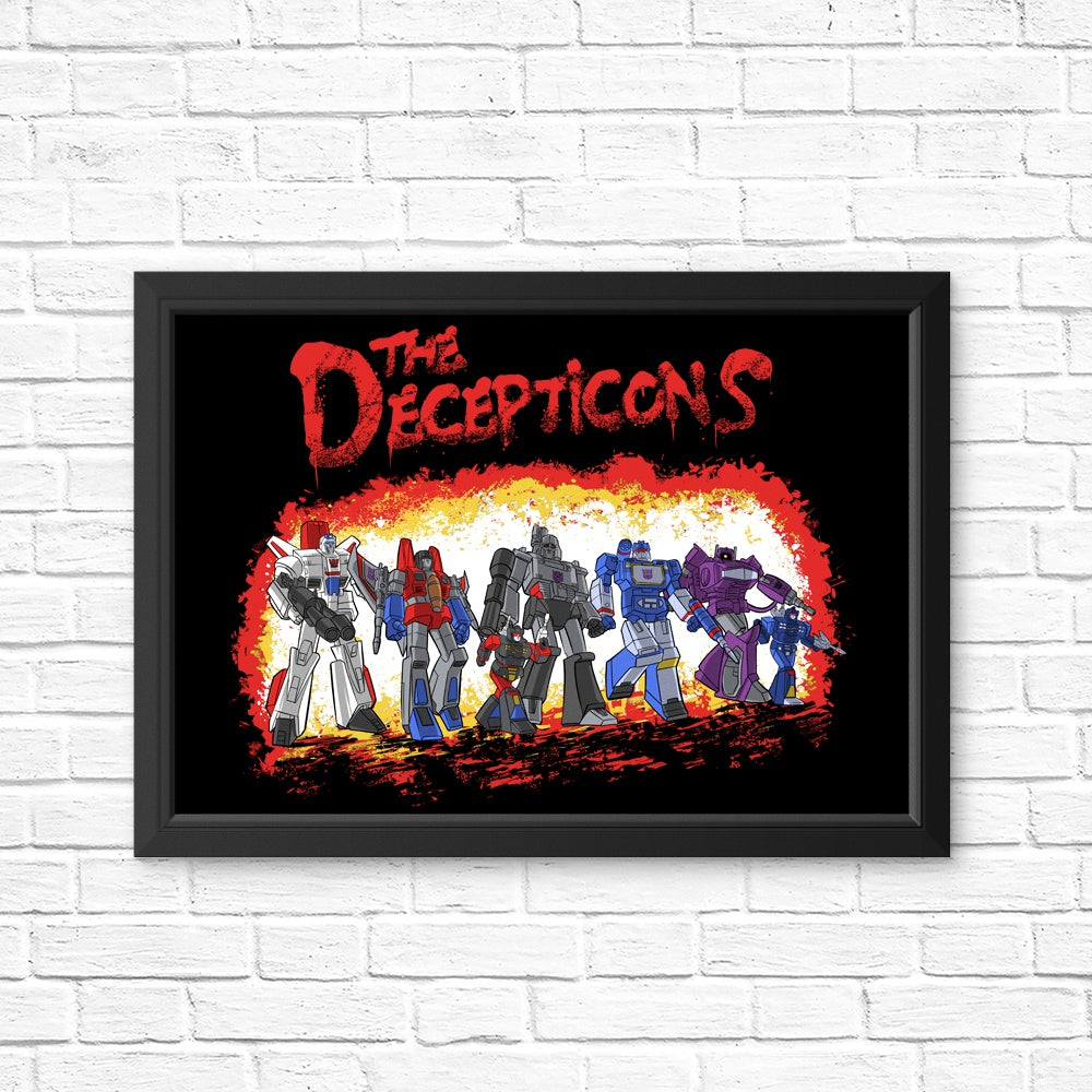 High - quality Decepticons Posters and Prints from Zascanauta