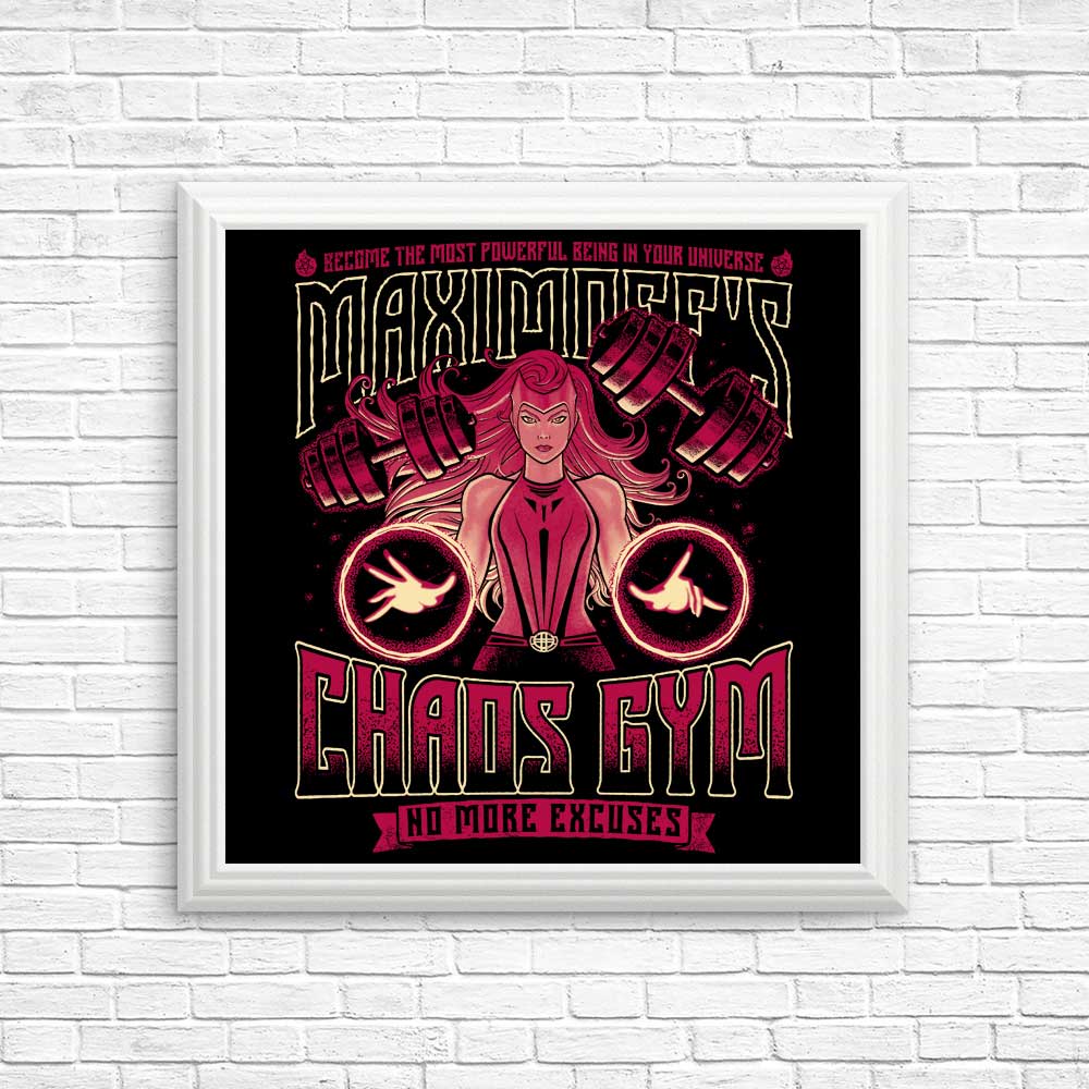 High - Quality Chaos Gym Posters and Prints from Teesgeex