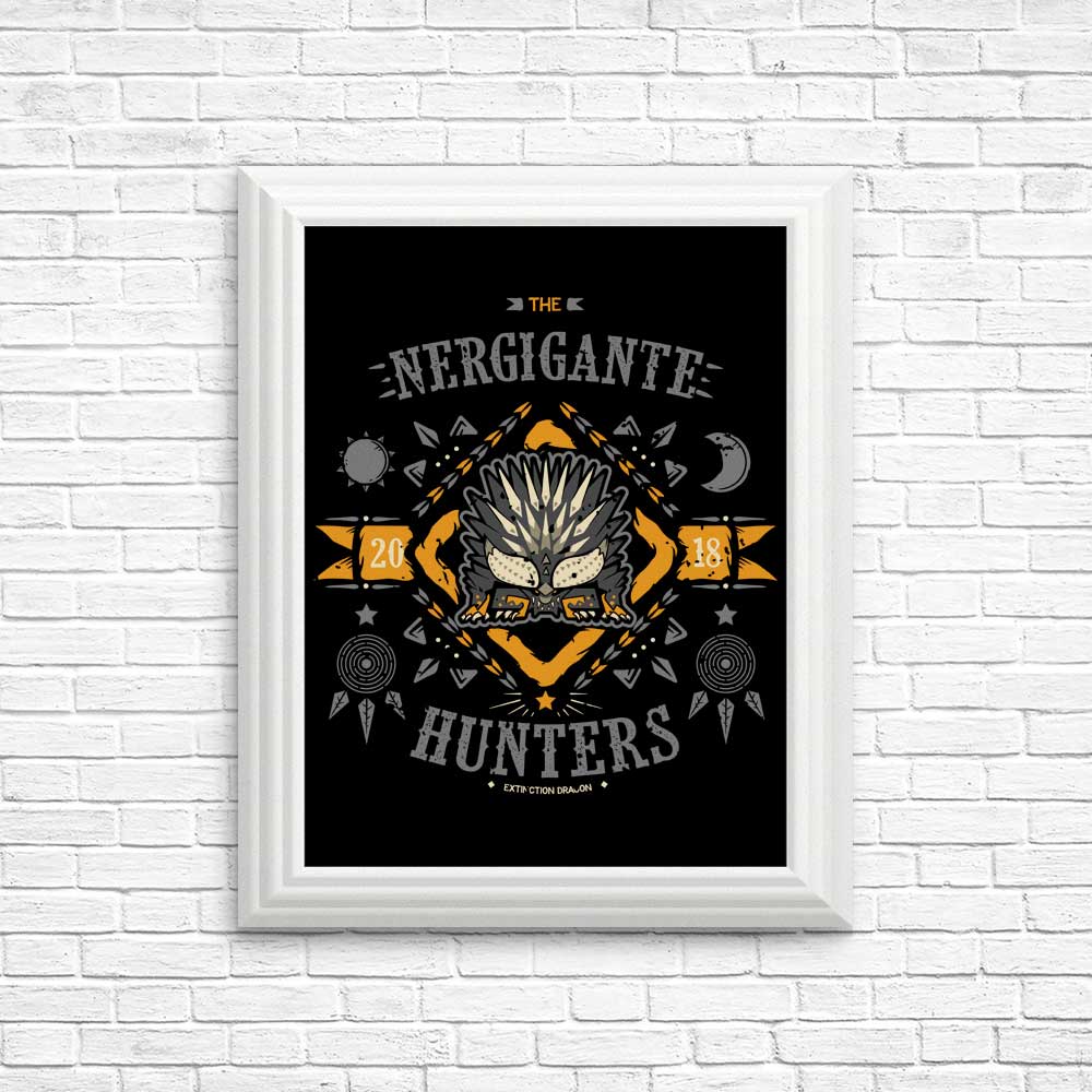 The Nergigante Hunters - High - Quality Posters and Prints for Decoration