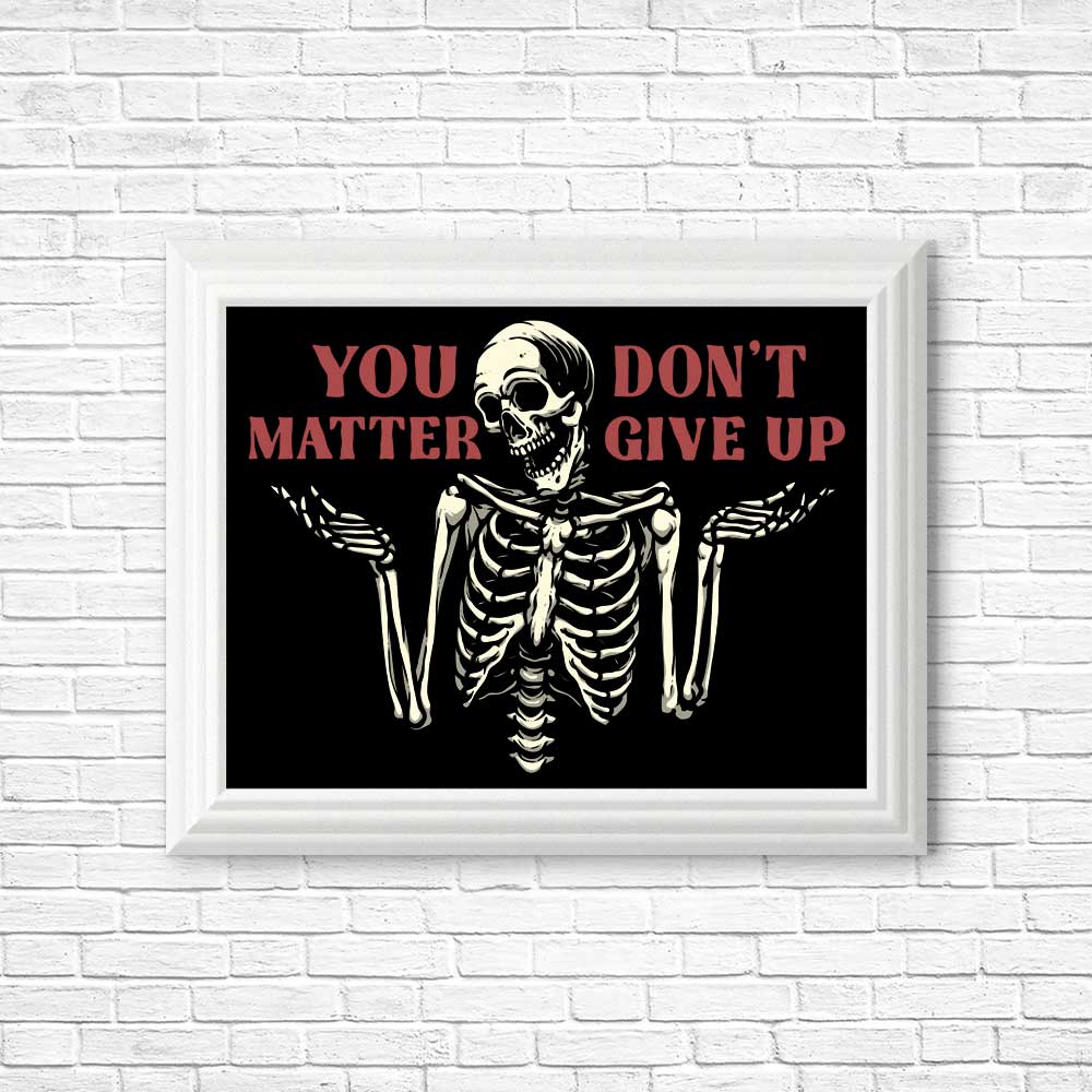 Inspirational 'You Matter' Posters and Prints for Home Decor