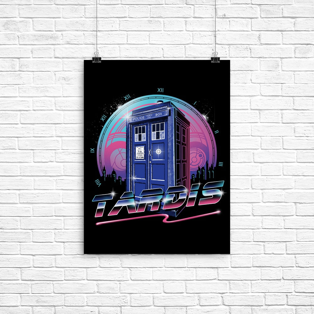 Cool Tardis - Decorative Poster for Your Space