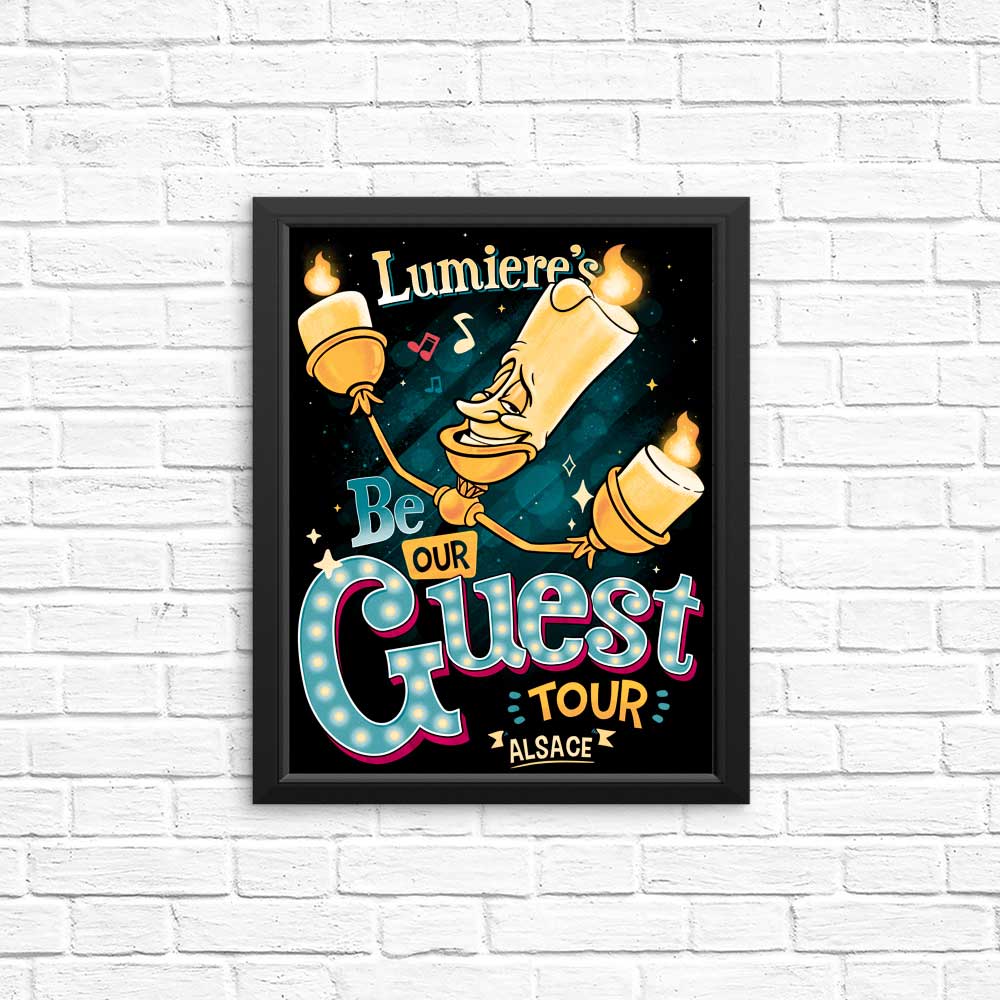 High - Quality 'Be Our Guest Tour' Posters and Prints