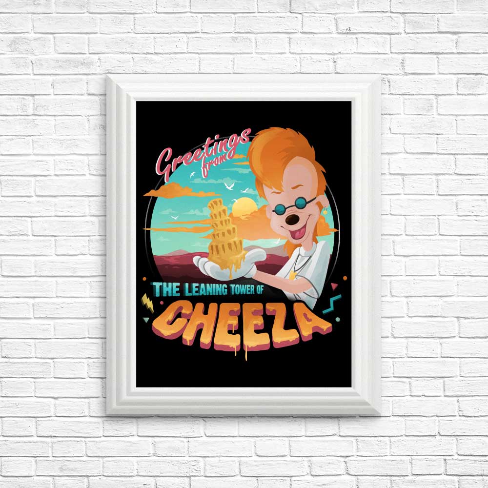 High - quality Cheeza Leaning Tower Posters and Prints