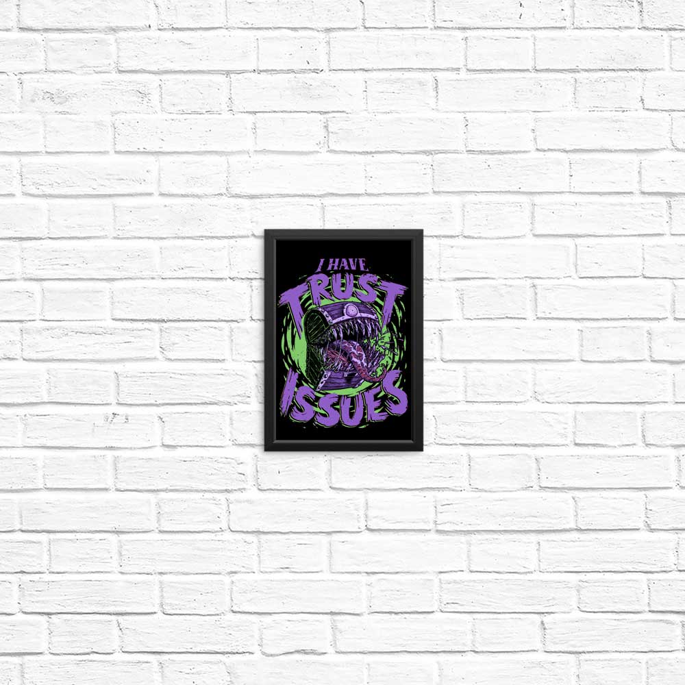 Trust Issues-themed Posters and Prints from Studio Mootant
