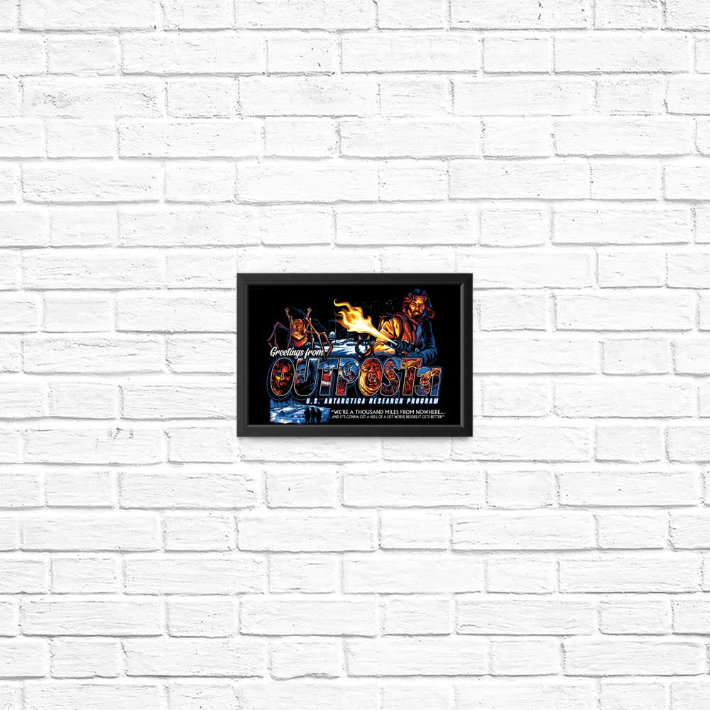 Stunning Posters and Prints - Greetings from Outpost 31 Collection