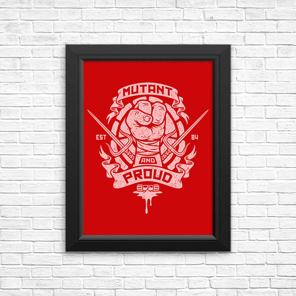 Mutant and Proud: Raph - High - Quality Posters and Prints for Art Lovers