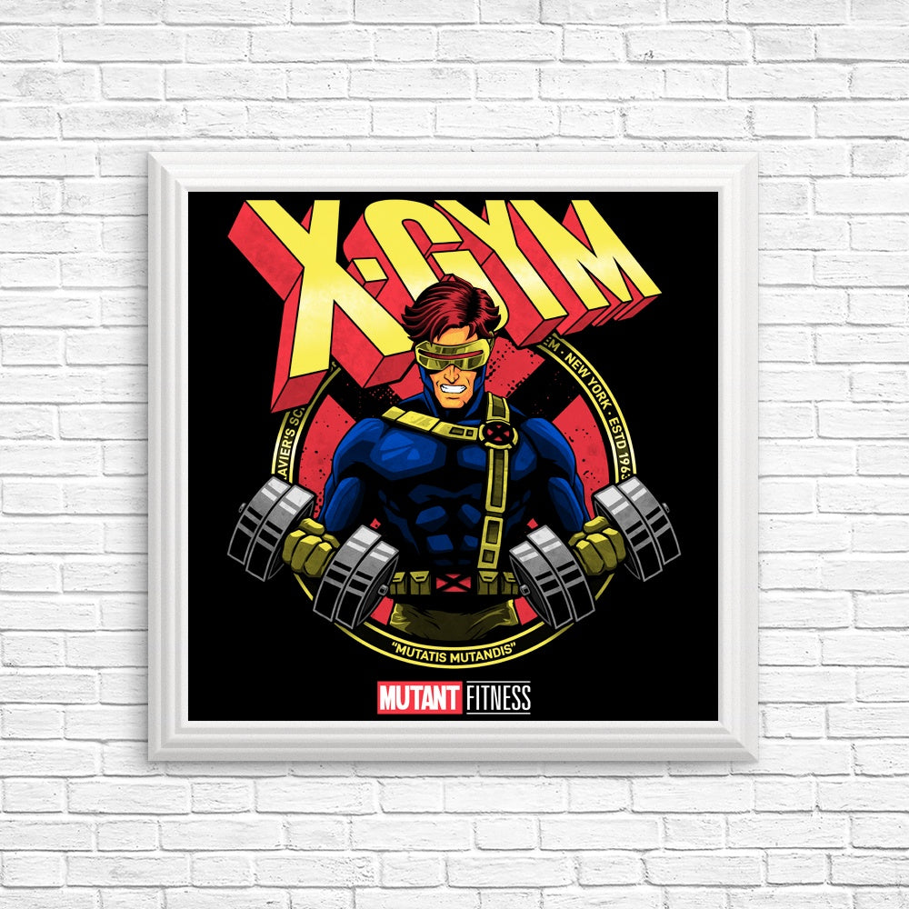 High - quality Optic X - Gym Workout Posters and Prints