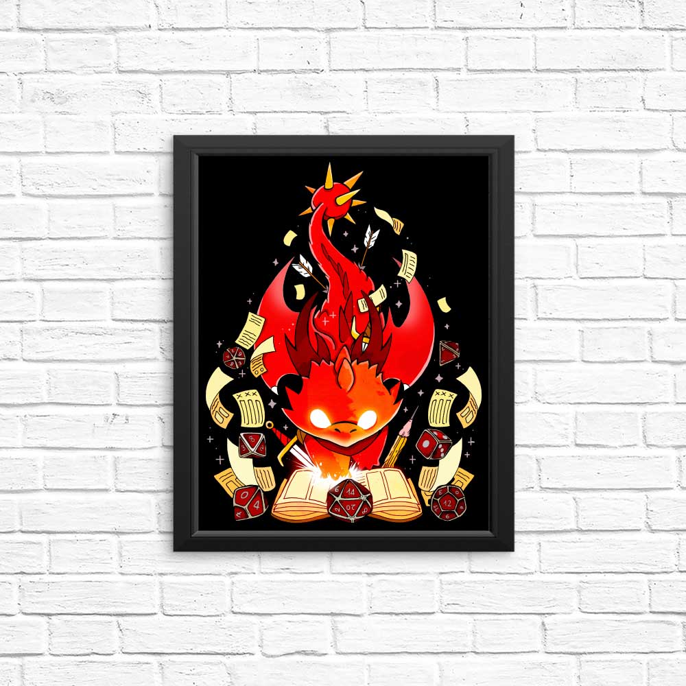 High - Quality Dragon Dice Set Posters and Prints