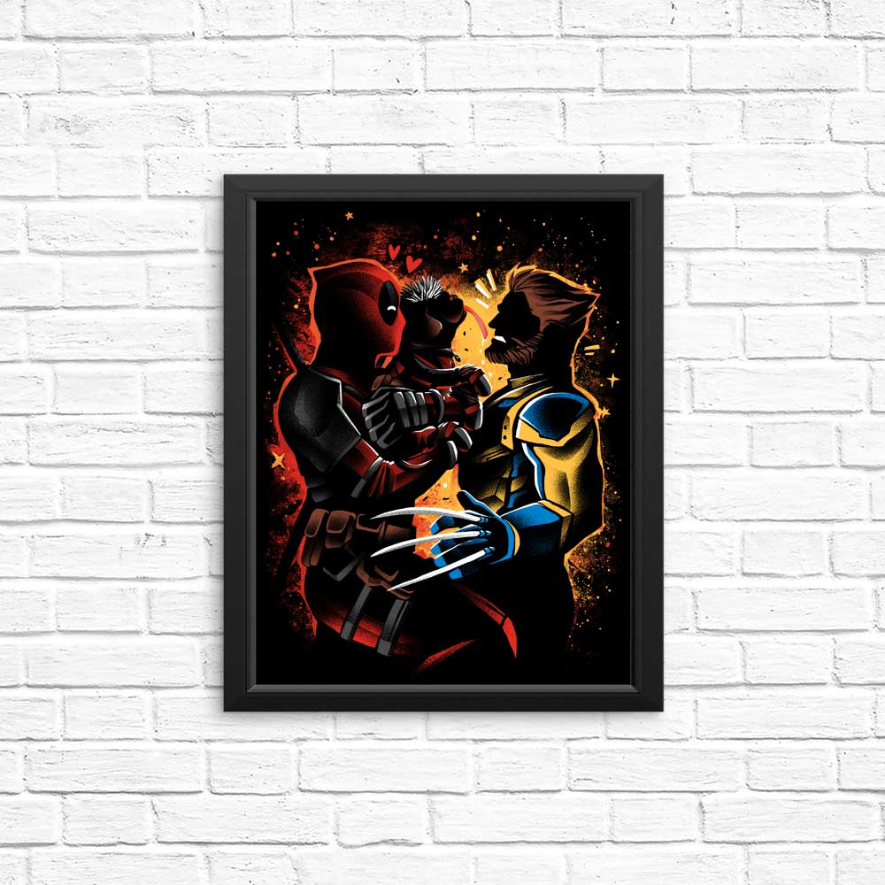 Dogpool Love - Decorative Posters and Art Prints