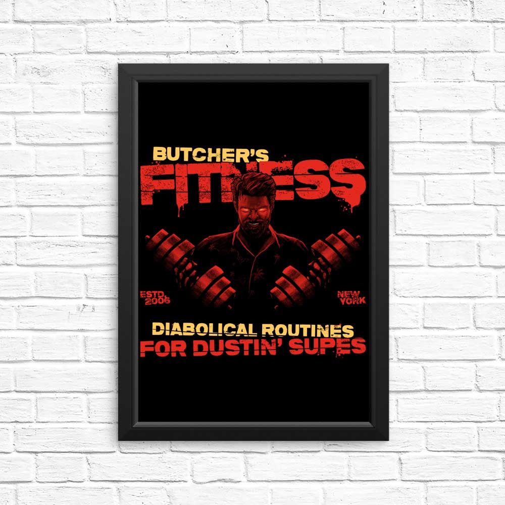 Butcher's Fitness High - Quality Posters and Prints