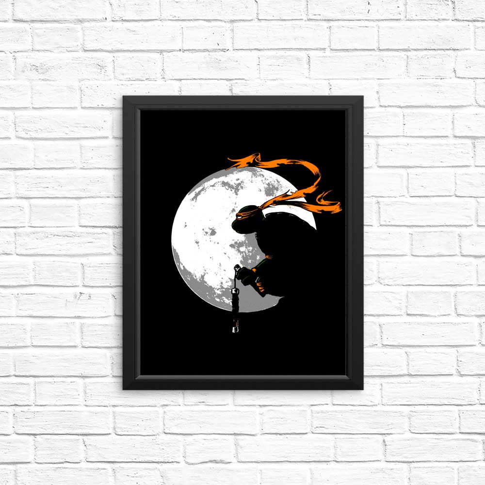 Poster and Print Set of Moon Nunchaku by TwistMedia