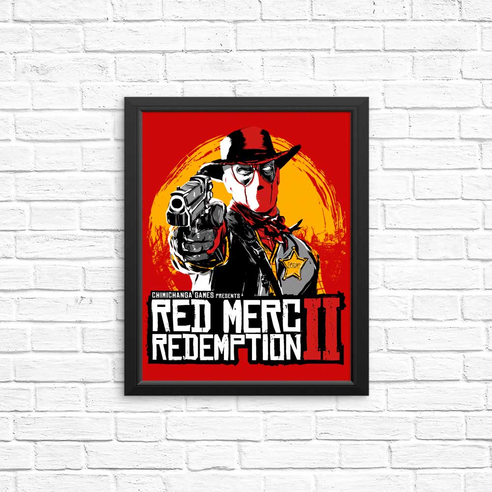 Red Merc Redemption - High - Quality Wall Posters and Prints
