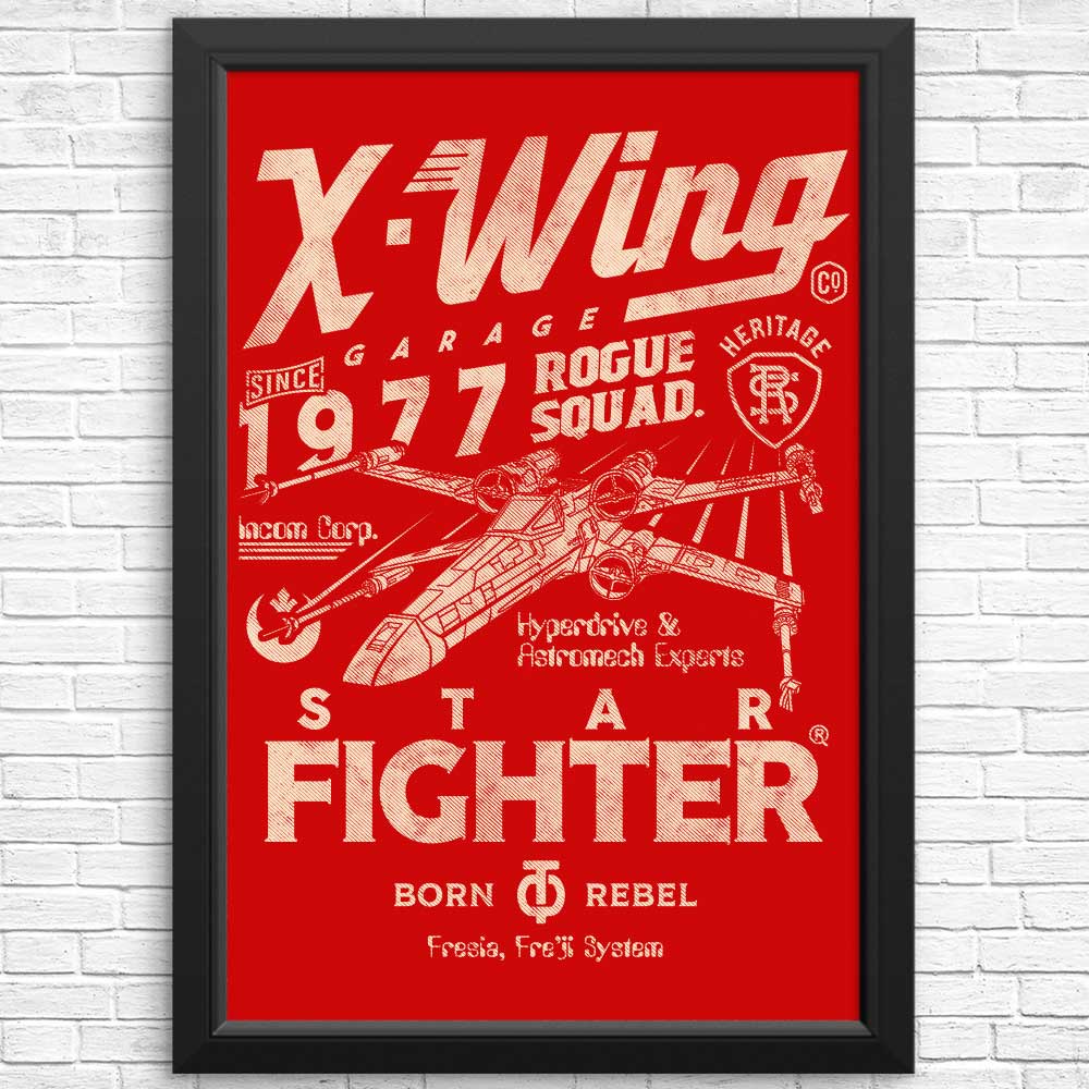 Arinesart's Star Fighter Garage - Stunning Posters & Prints