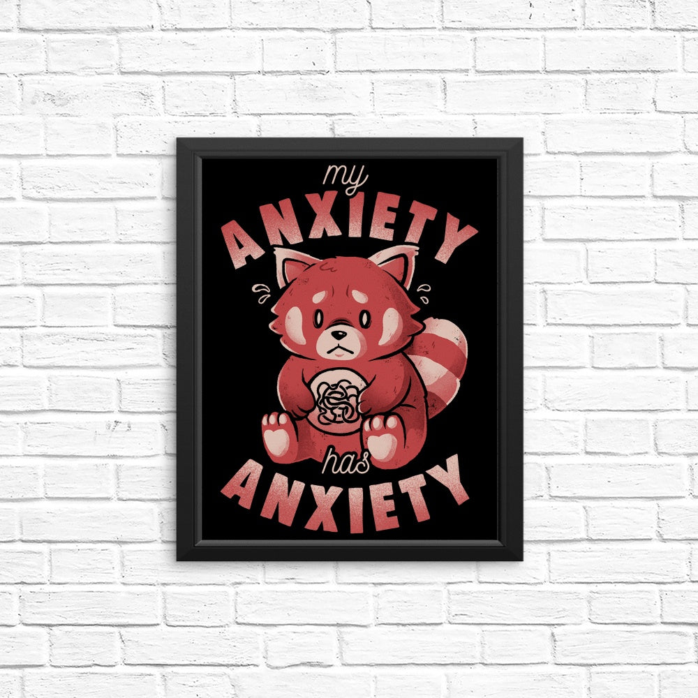 Edu.ely's Unique 'My Anxiety has Anxiety' Posters and Prints