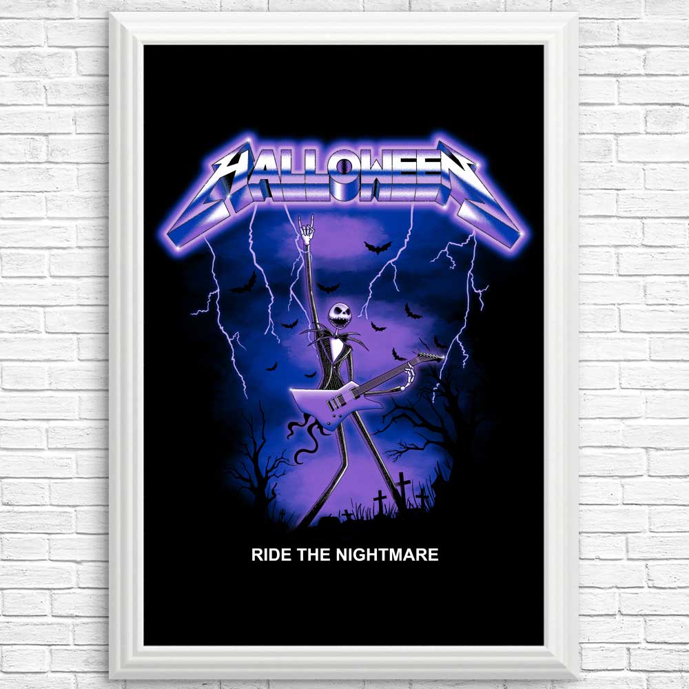 Thrilling 'Ride the Nightmare' Retro Posters & Prints