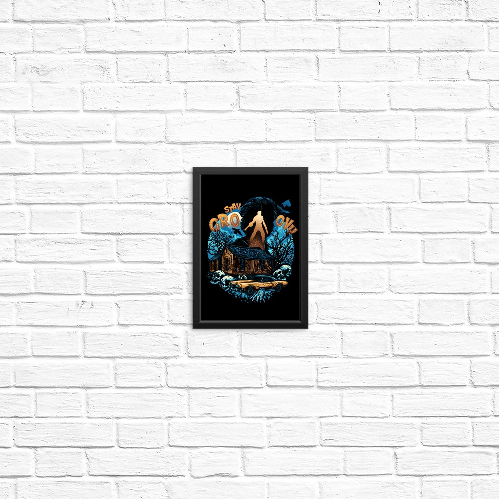 Cool and Trendy Groovy Cabin Wall Posters and Prints