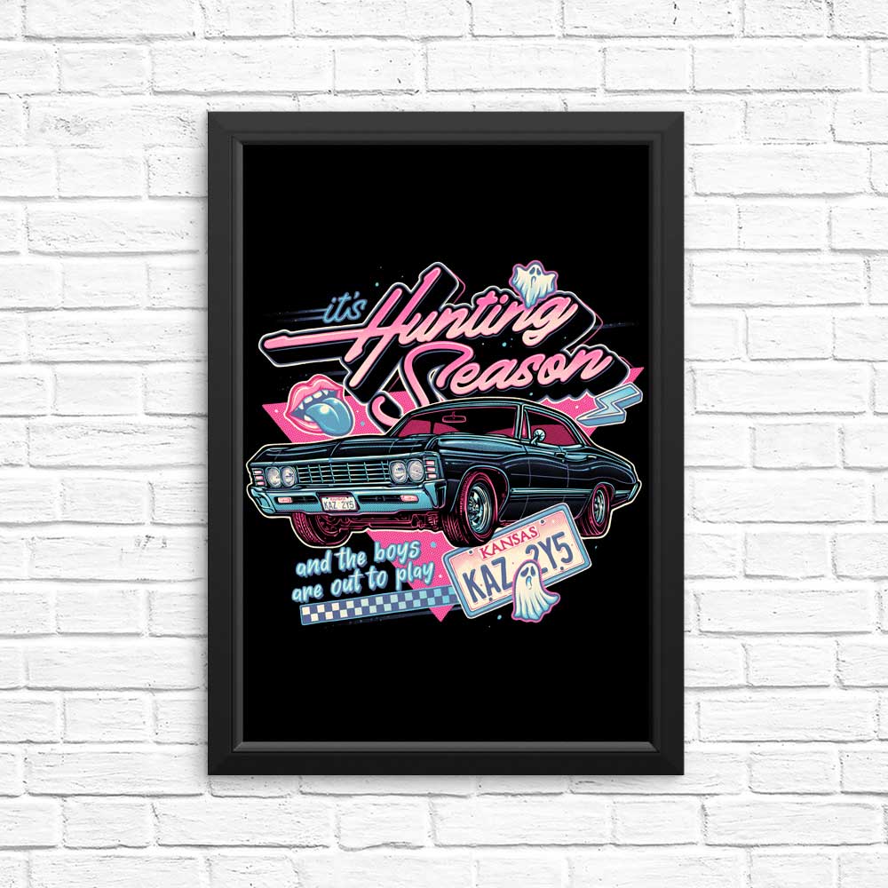 Exclusive Hunting Season Posters and Prints by Momma Gorilla