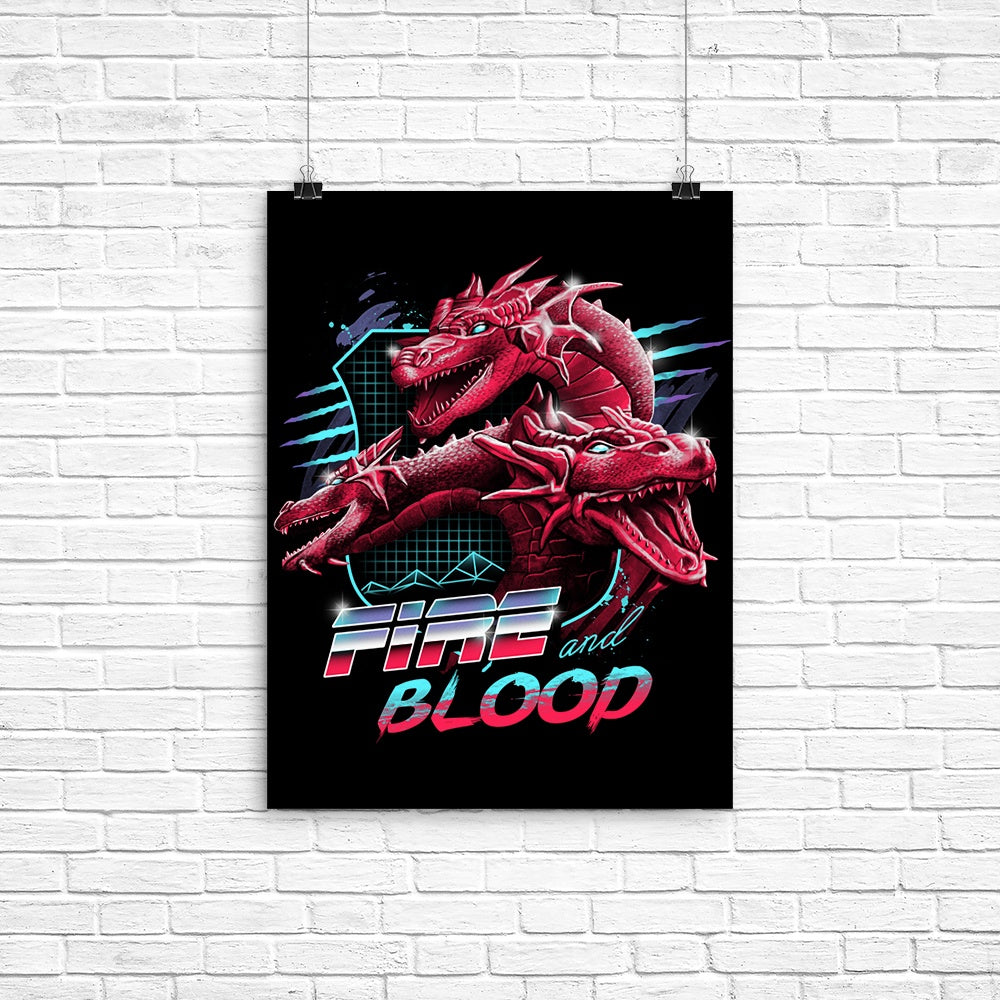 XENOS Epic Fire Photography Poster