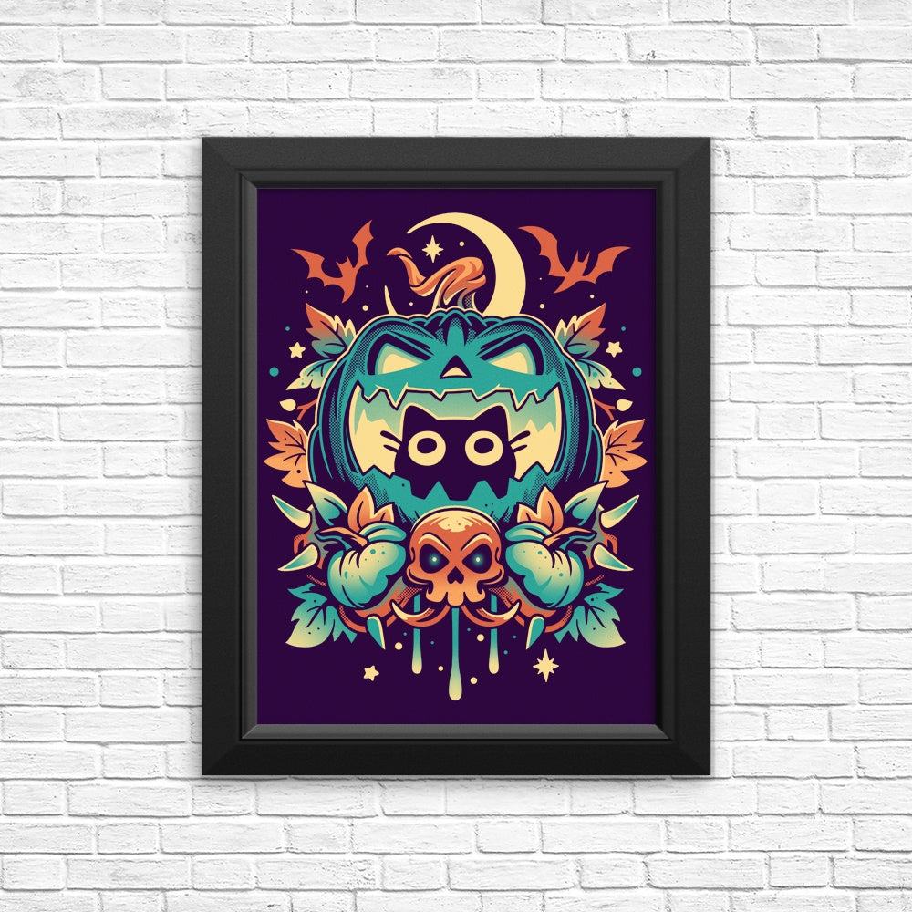 Episode 11: Spooky Halloween Cat Posters and Prints - Decorative Wall Art