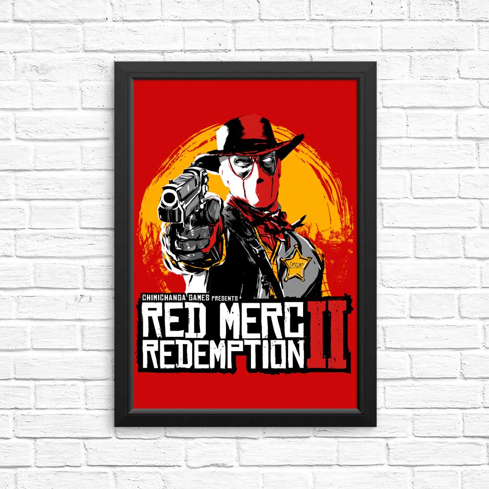 Red Merc Redemption - High - Quality Wall Posters and Prints