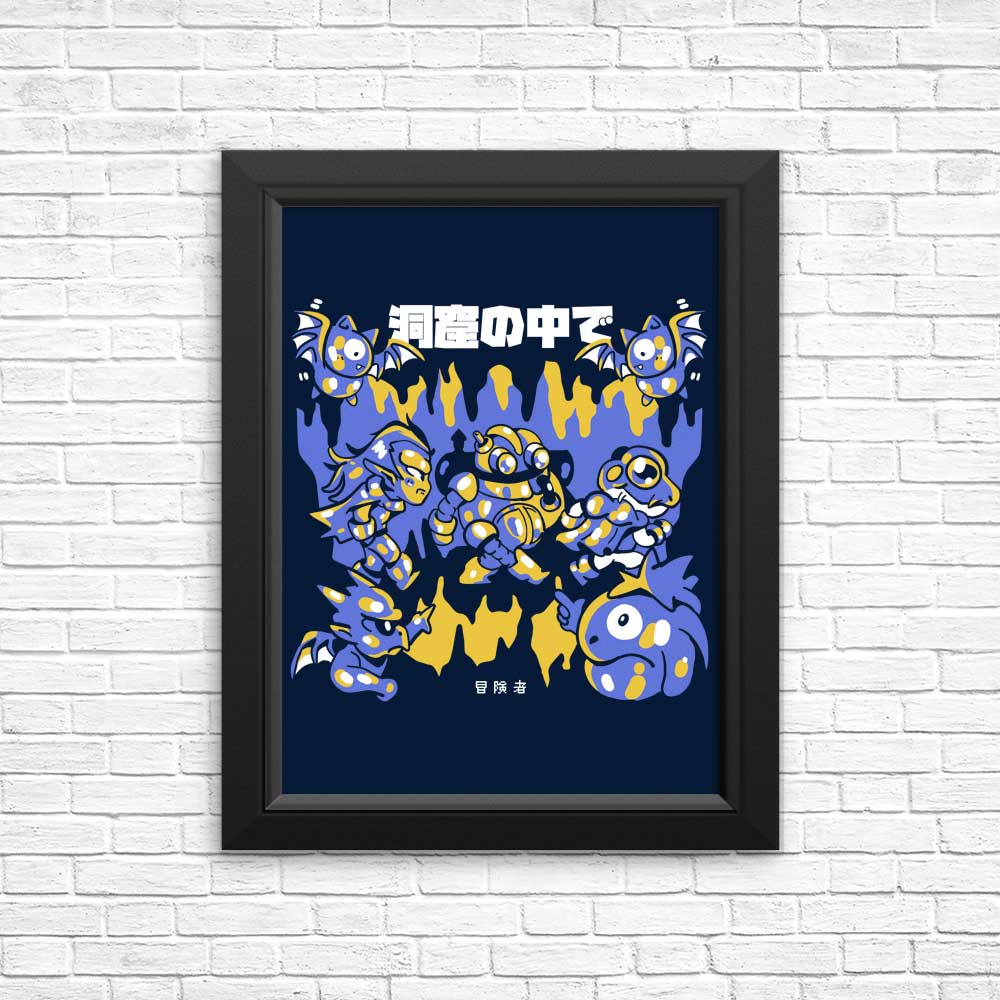 Walking Through the Caves - High - Quality Posters and Prints