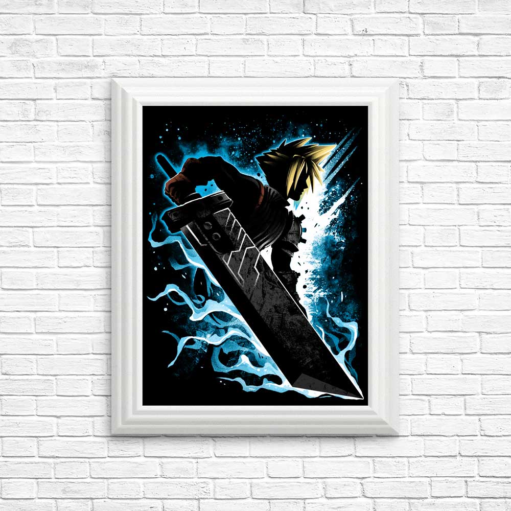 Exclusive Posters and Prints Featuring Ex - Soldier and Buster Sword from Alemaglia