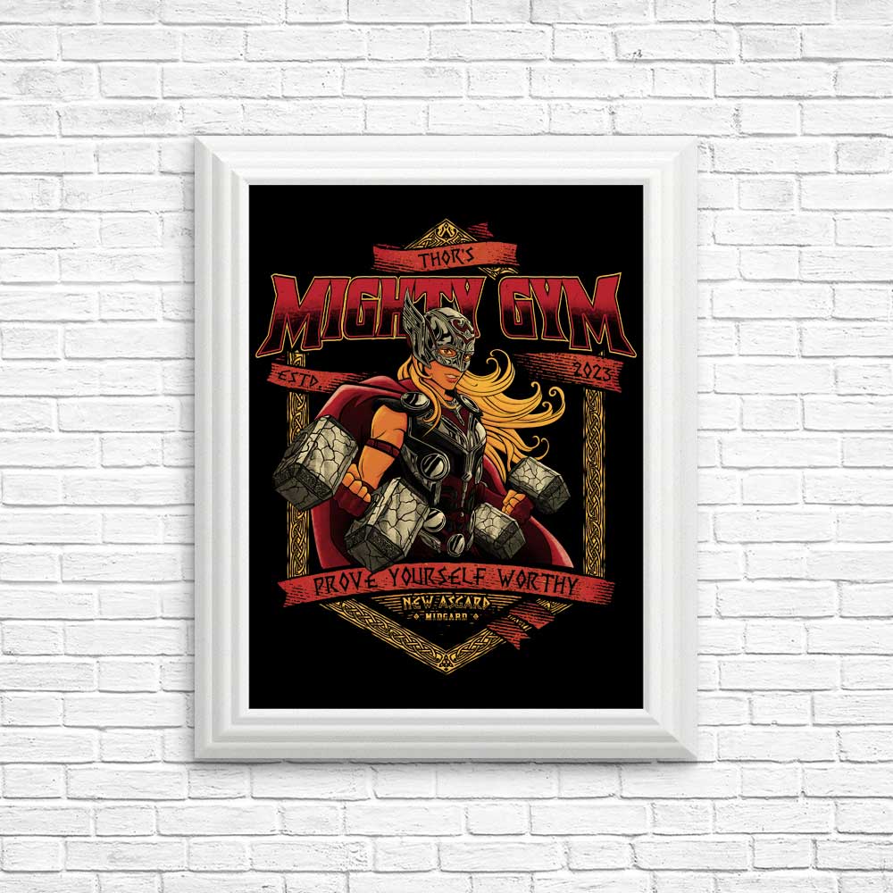 Mighty Gym Inspiring Wall Art - High - Quality Posters and Prints