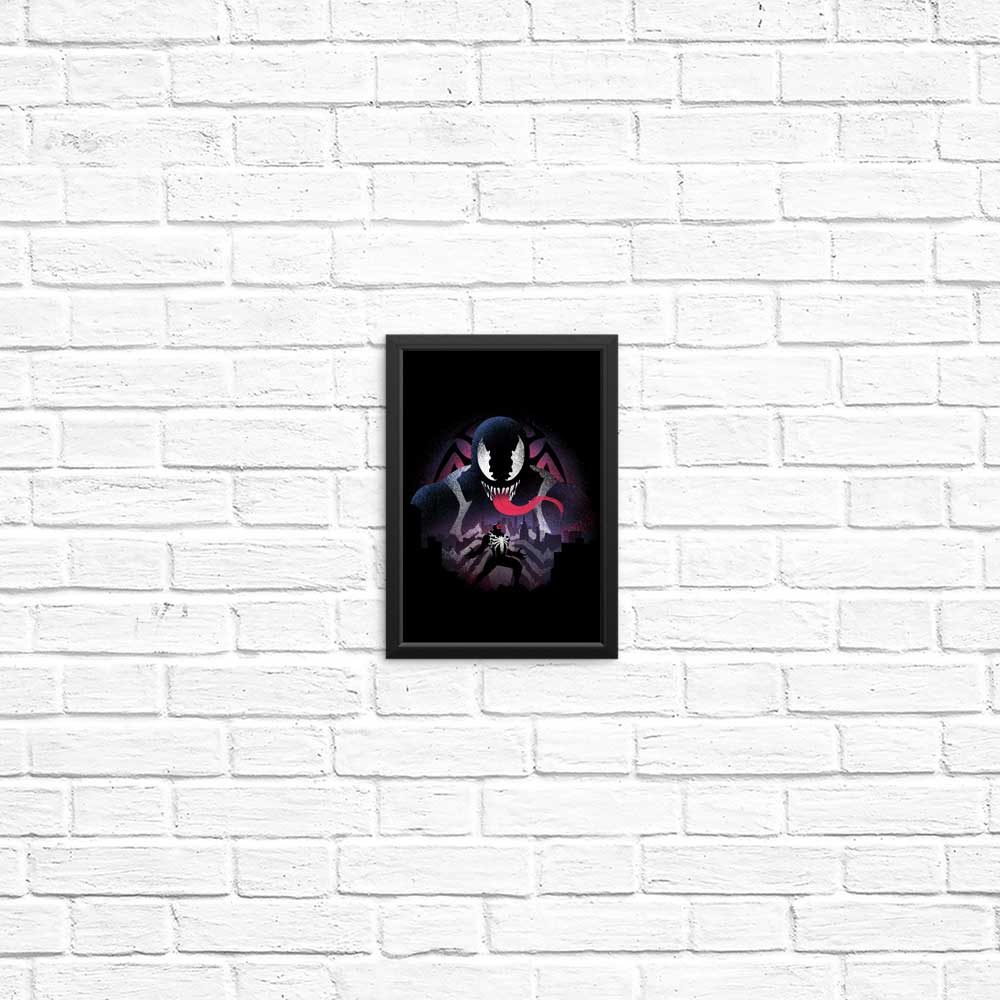 Stylish Black Symbiote Posters and Prints by Donnie Illustrations