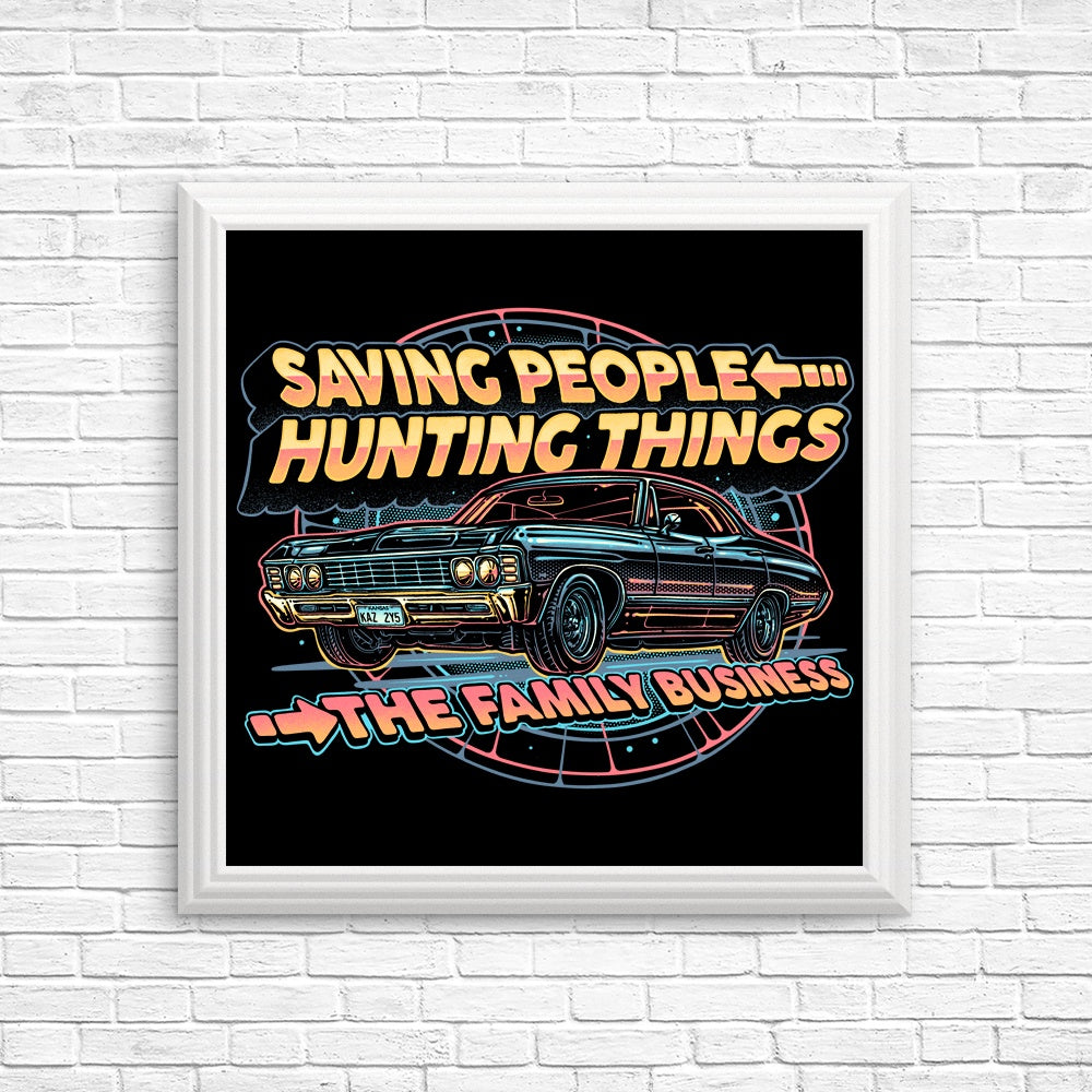 High - Quality 'Saving People, Hunting Things' Posters and Prints