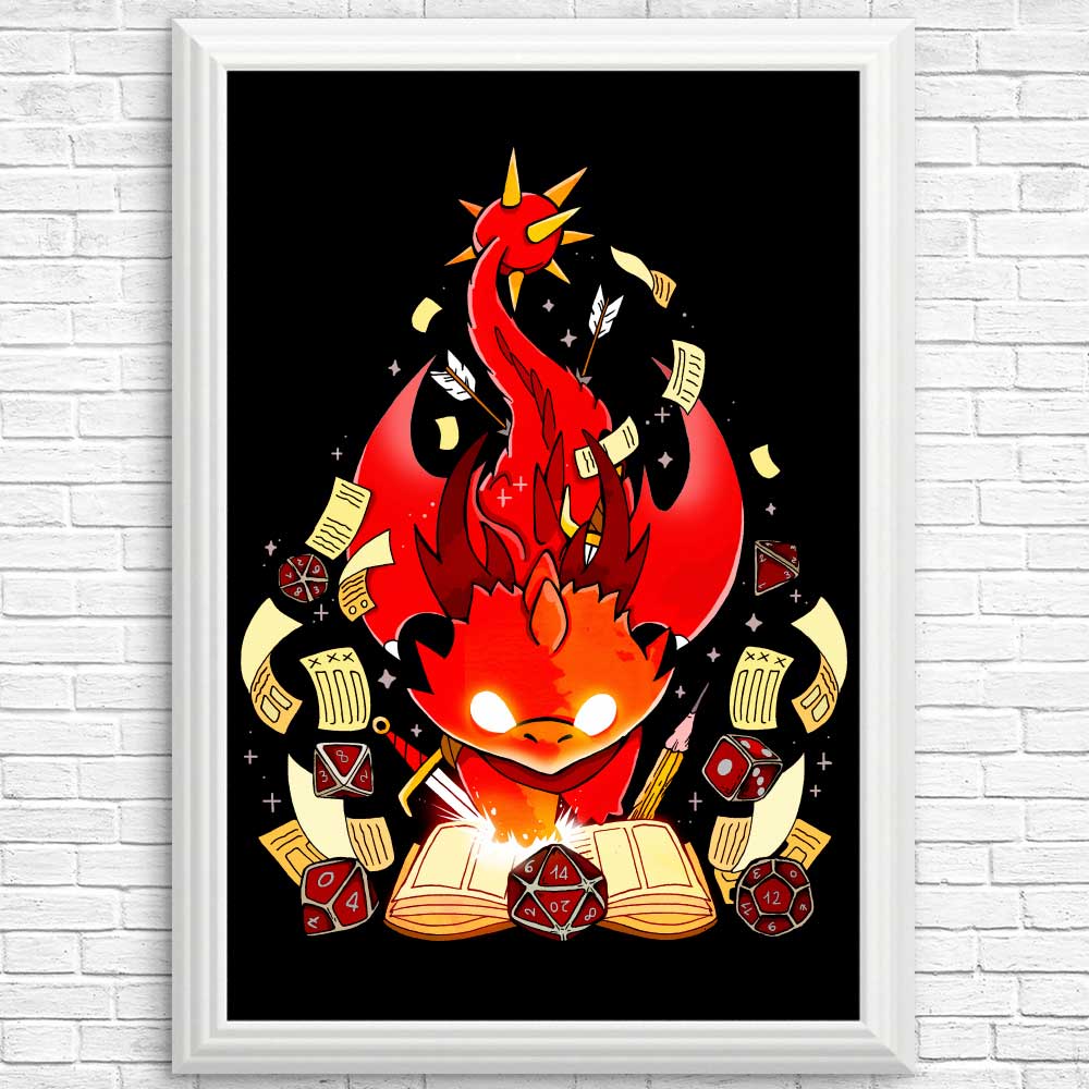 High - Quality Dragon Dice Set Posters and Prints