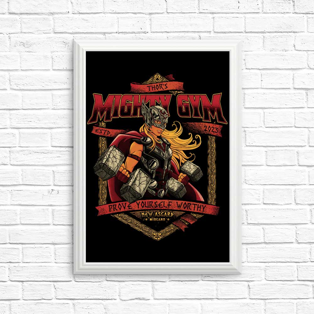 Mighty Gym Inspiring Wall Art - High - Quality Posters and Prints